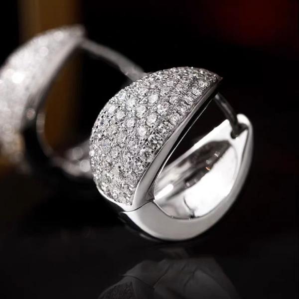 Lab grown diamond Waterdrop Earrings
