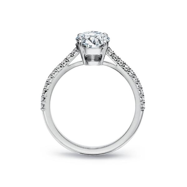 Elliptical Starlight Lab-grown Diamond Ring