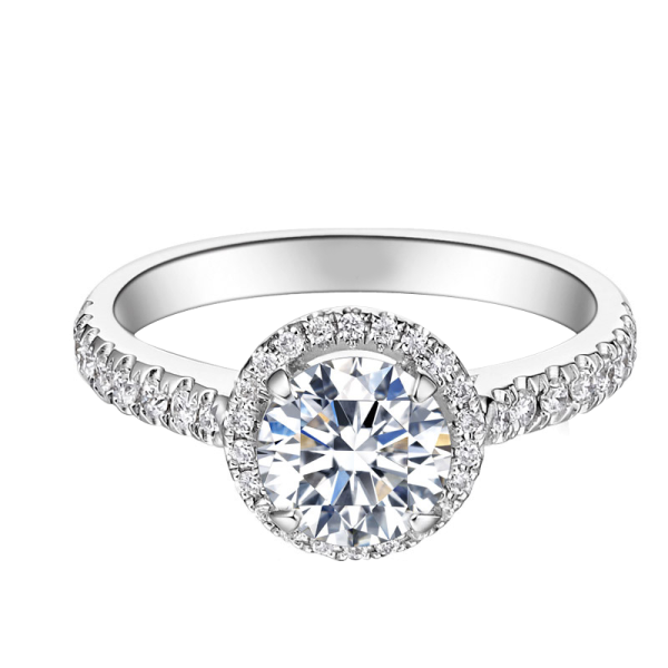 Round-shaped Lab-grown Diamond Rings