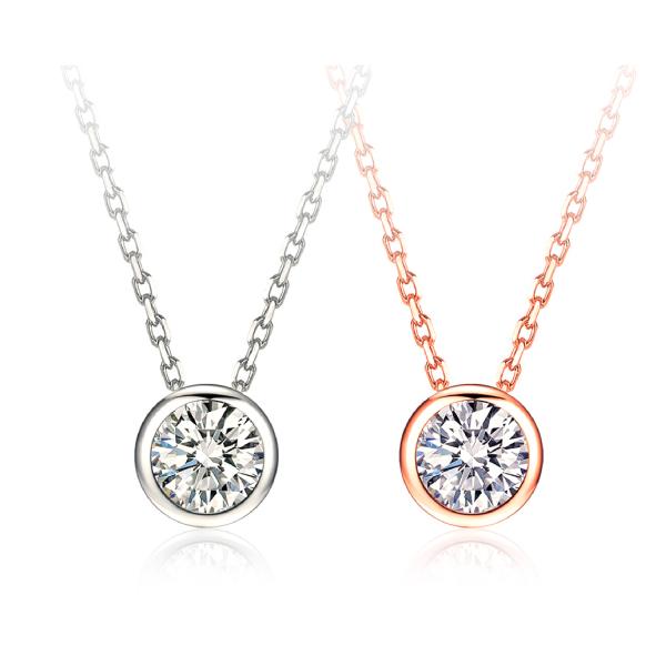 Lab Grown Diamond Bubble Necklaces