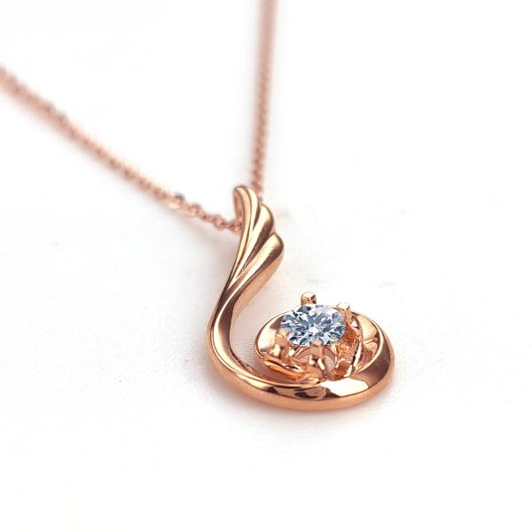 Lab Grown Diamond Angel Heart necklaces