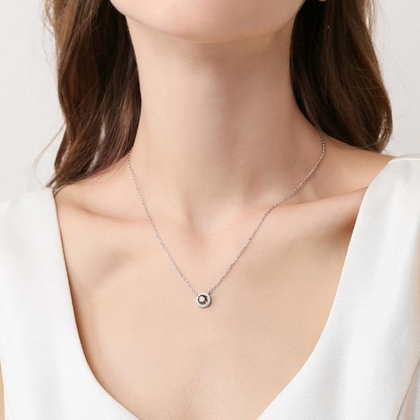 Lab Grown Diamond Flower Necklace