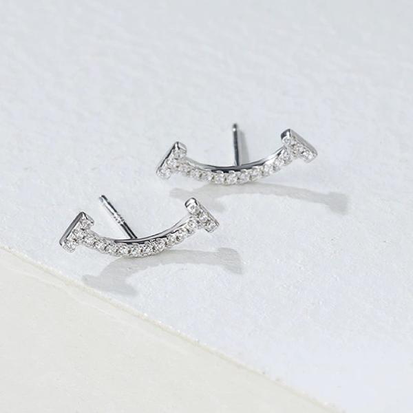 Lab Grown Diamond Smiling Earrings