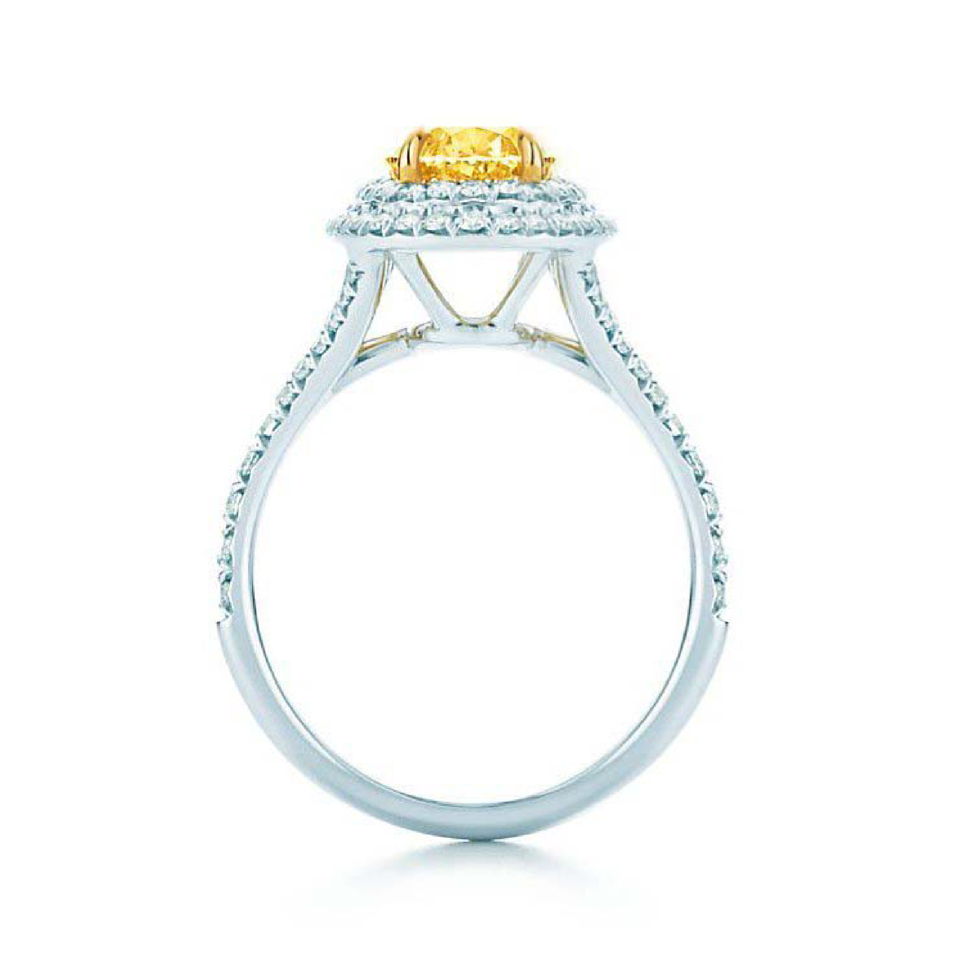 Lab-grown Diamond Angel-shaped oval set-in rings